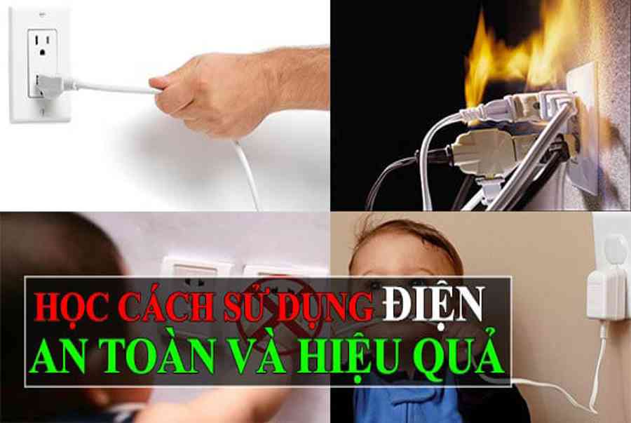 Cách sử dụng thiết bị điện an toàn và hiệu quả