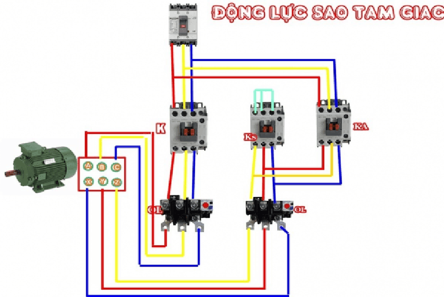 Hướng Dẫn Đấu Nối Mạch Điện Sao Tam Giác – PLCTECH