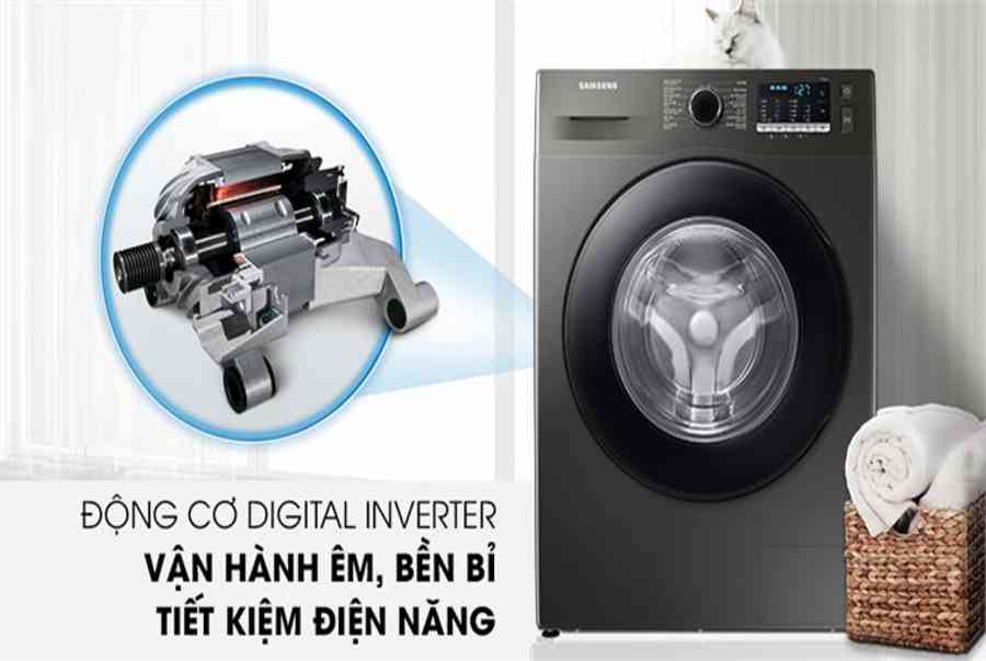 Máy giặt lồng ngang Samsung Inverterter 9.5Kg WW95TA046AX/SV