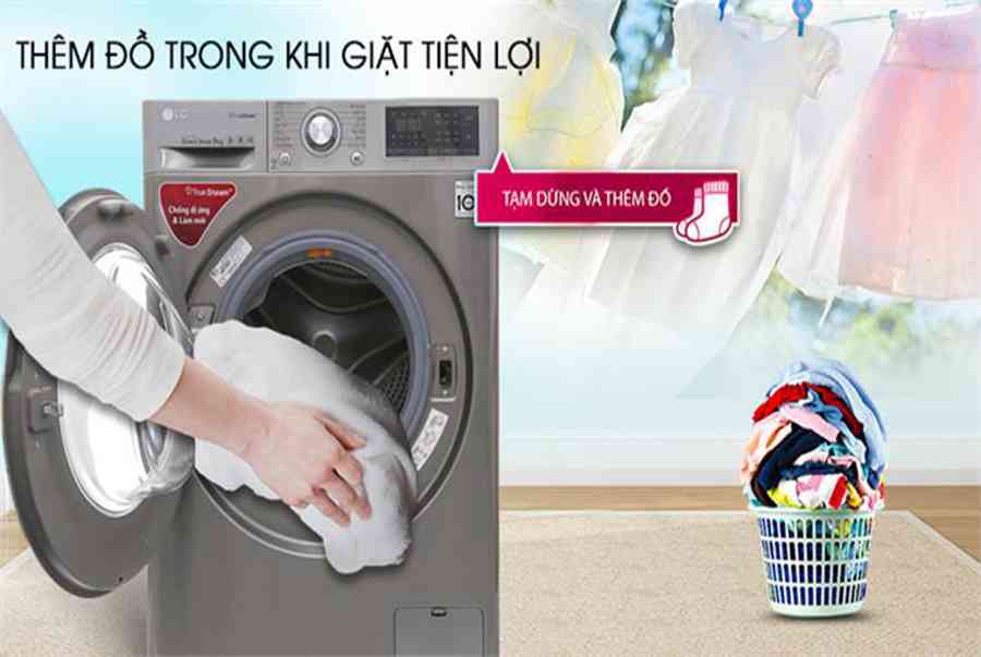 Máy giặt thông minh LG AI DD 9kg+ sấy 5kg FV1409G4V – Dịch Vụ Sửa Chữa 24h Tại Hà Nội