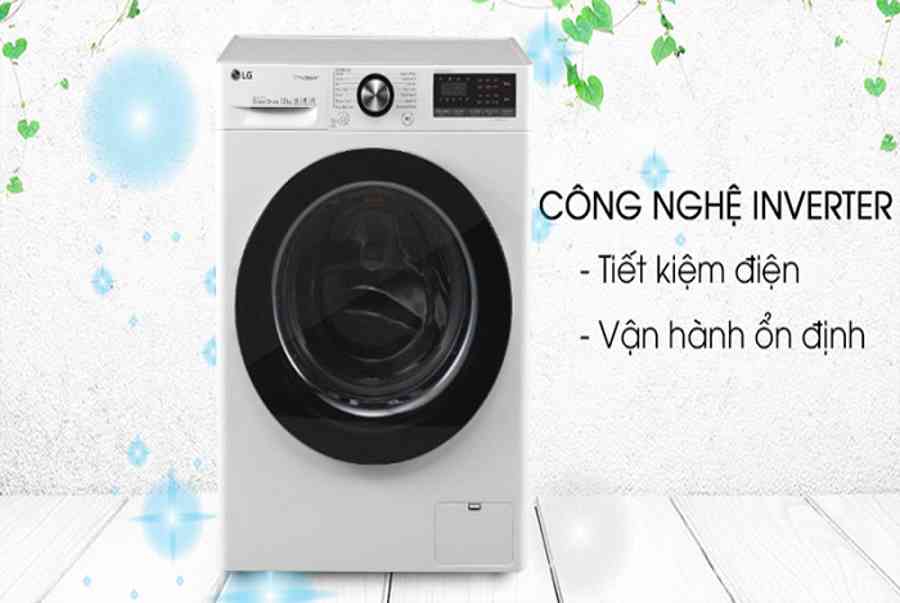 Máy giặt LG Inverter 10.5 kg FV1450S3W chính hãng, giá rẻ nhất – Dịch Vụ Sửa Chữa 24h Tại Hà Nội