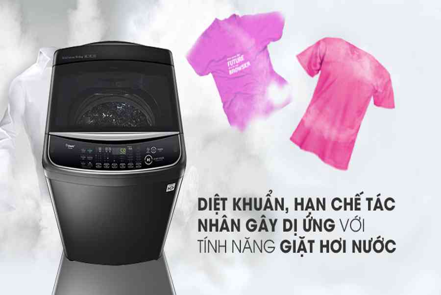 Máy giặt LG Inverter 19kg (TH2519SSAK) Cửa Trên Chính Hãng, Giá Rẻ