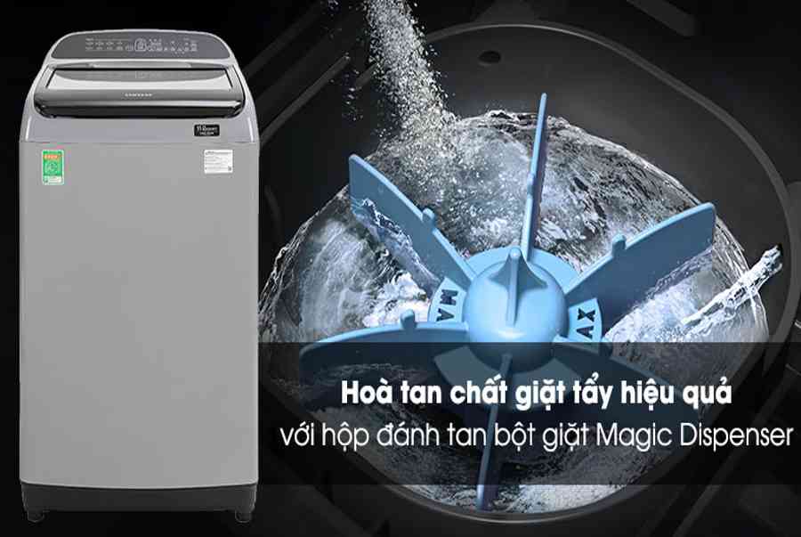 Máy giặt Samsung Inverter 8.5 kg WA85T5160BY/SV | Thông số kỹ thuật, giá bán, khuyến mãi, trả góp 0%