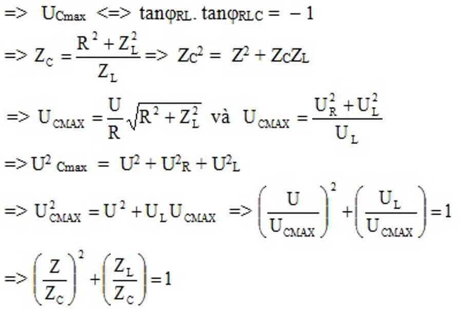Công thức giải nhanh dòng điện xoay chiều