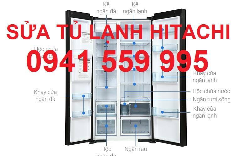 Các sự cố tủ lạnh Hitachi lỗi nháy đèn