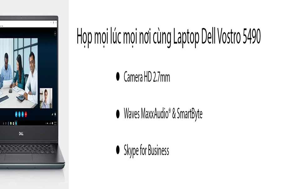 Laptop Dell Vostro 5490 (i3 10110U/4G RAM/128GB SSD/14 inch FHD/Win 10/Xám) – V4I3101W