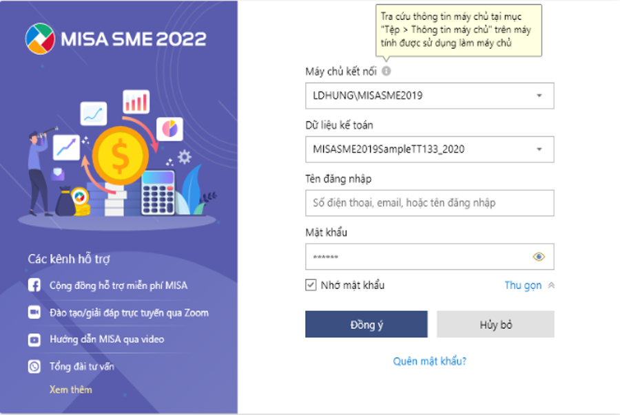 Mở dữ liệu kế toán – SME2022