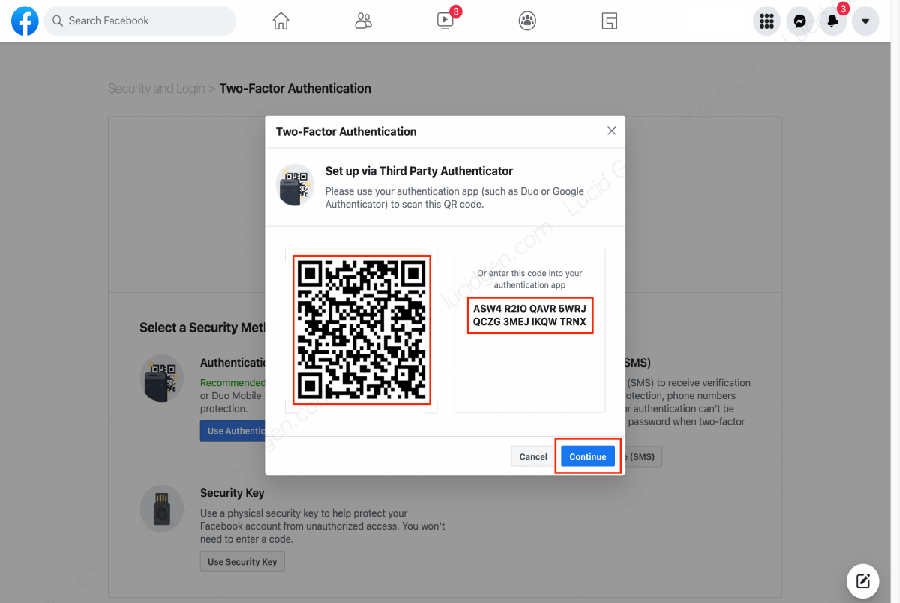 Cách bật và tắt xác thực 2 yếu tố Facebook 2023 | Lucid Gen