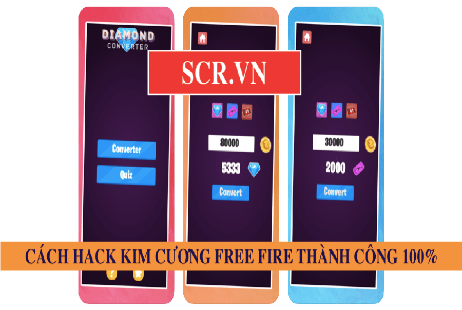Ứng Dụng Hack Kim Cương Free Fire iOS Android ❤️ 2023