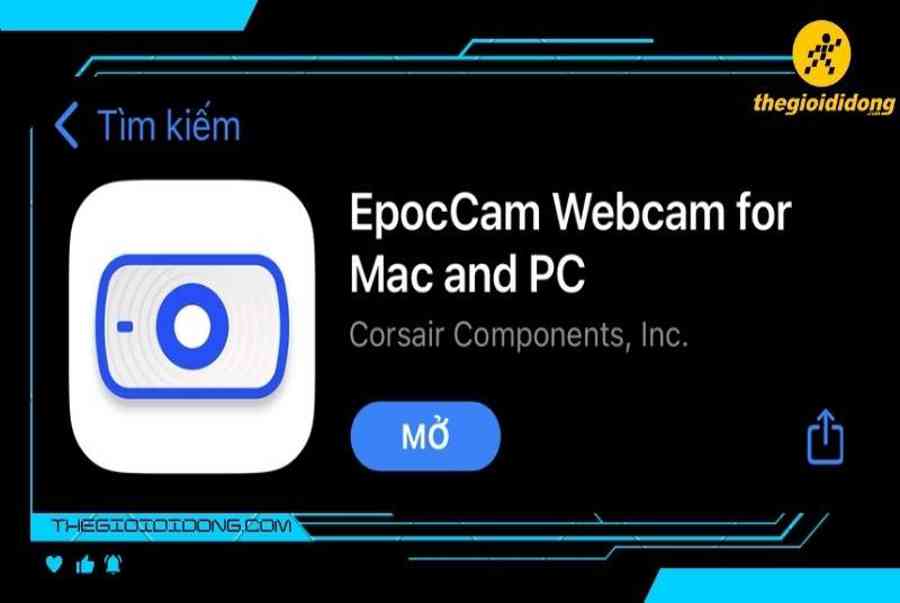EpocCam Webcam: Ứng dụng camera cho Mac và PC