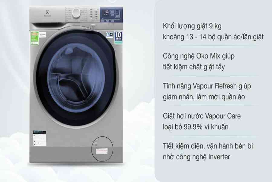 Hướng dẫn sử dụng máy giặt Electrolux EWF9024ADSA lồng ngang hiệu quả – Thienphu