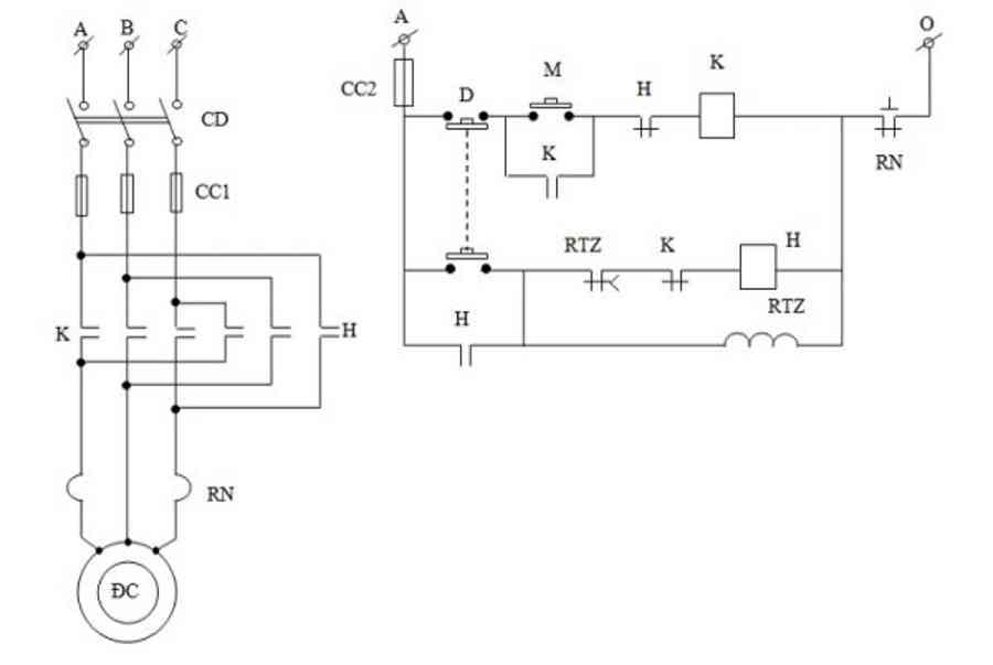 Các mạch điện cơ bản hoạt động trong công nghiệp cơ bản
