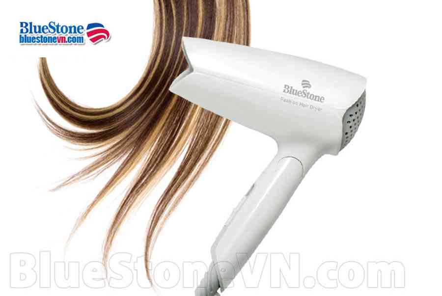 Máy sấy tóc Bluestone HDB-1825W chất lượng tốt không bị khô tóc