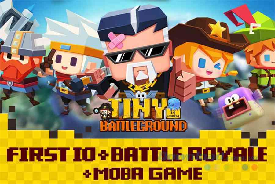Tiny Battleground cho Android 1.1.0.2 – Game sinh tồn kết hợp MOBA, IO độc đáo