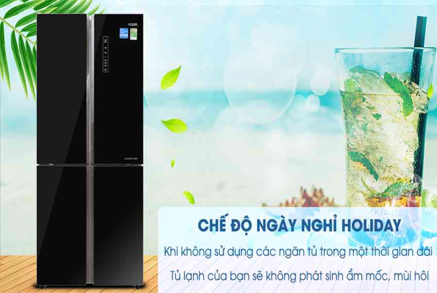 Tủ lạnh Aqua Inverter 456 lít AQR-IG525AM GB giá tốt, có trả góp