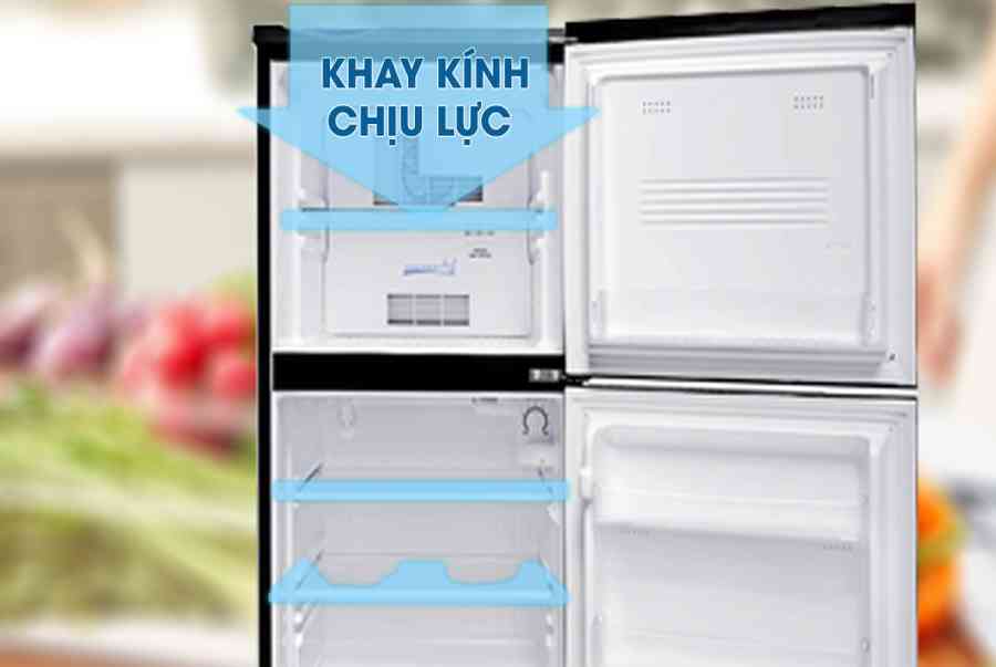 Tủ lạnh Aqua 130 lít AQR-T150FA(BS) chính hãng giá kho tại Tín Phát