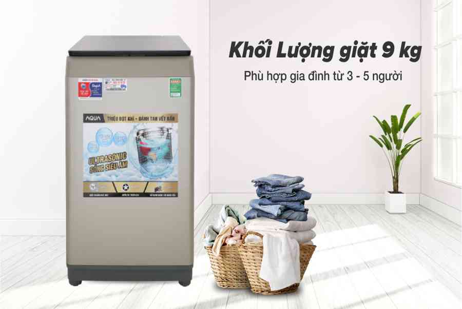Máy giặt Aqua 9 Kg AQW-U91CT N, giá rẻ, chính hãng