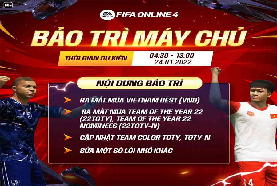 FIFA Online 4 bảo trì FO4 hôm nay đến mấy giờ? – Học Điện Tử Cơ Bản – Kiến Thức Cho Người lao Động Việt Nam – Sửa Chữa Tủ Lạnh Chuyên Sâu Tại Hà Nội