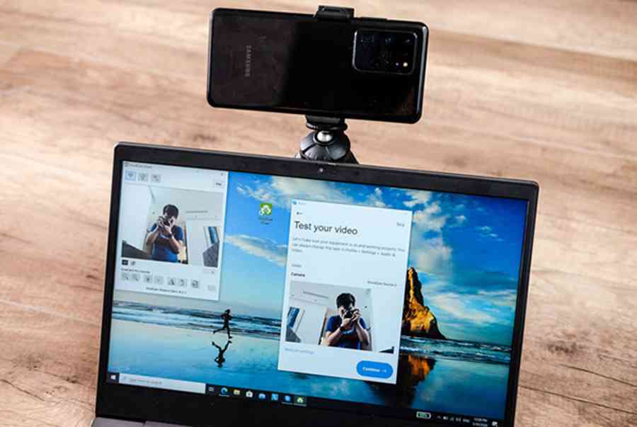 Thủ thuật biến điện thoại thành webcam cho máy tính trên Android và iOS