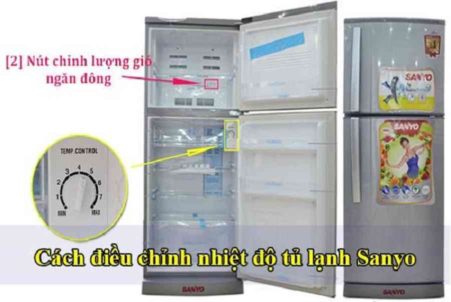Cách Điều Chỉnh Nhiệt Độ Tủ Lạnh Sanyo (Đúng Nhất)