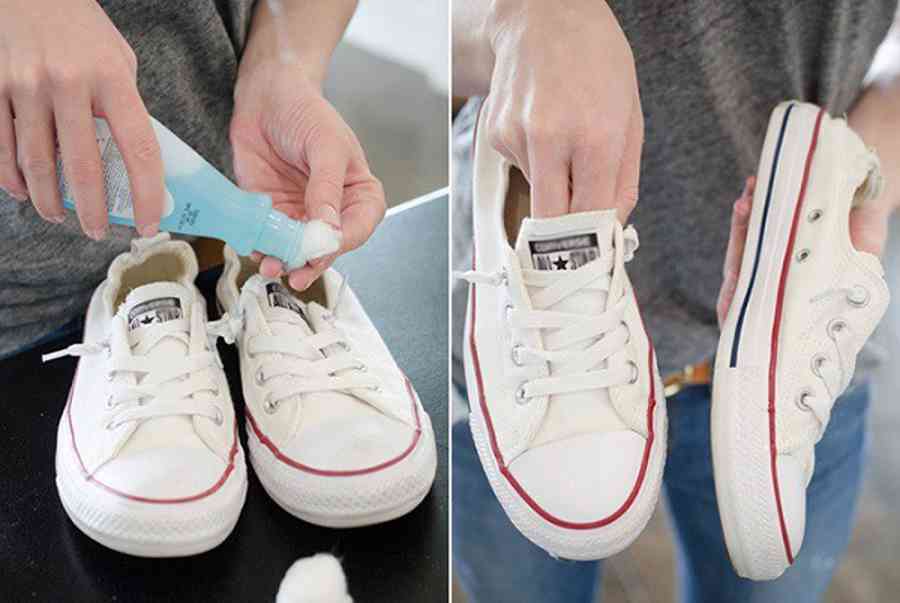 Cách làm sạch giày trắng không cần giặt CỰC DỄ làm tại nhà