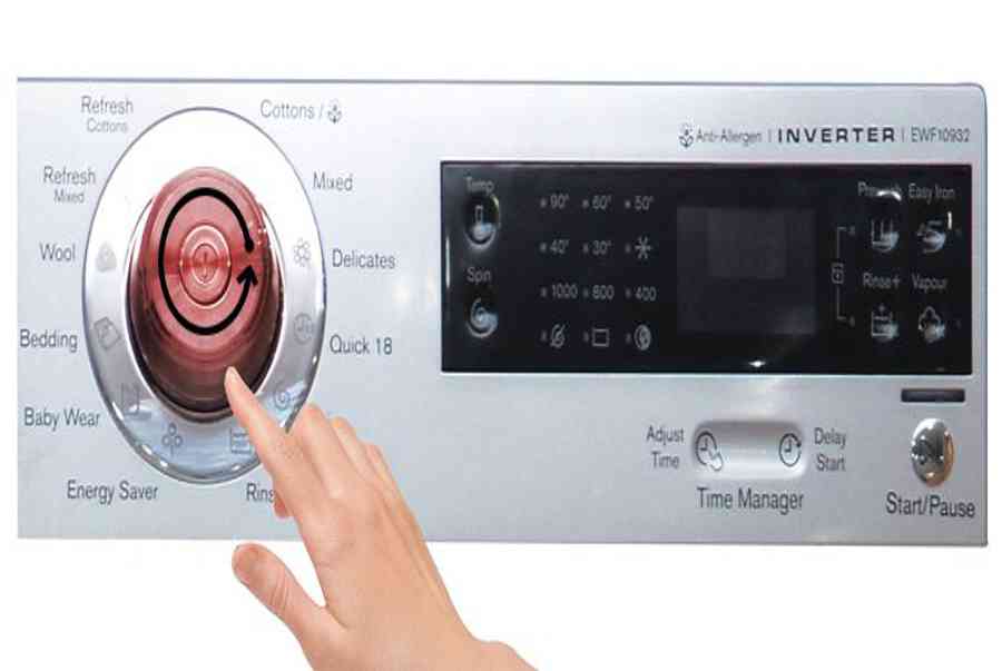 Bảng điều khiển máy giặt Electrolux EWF10932, EWF10932S