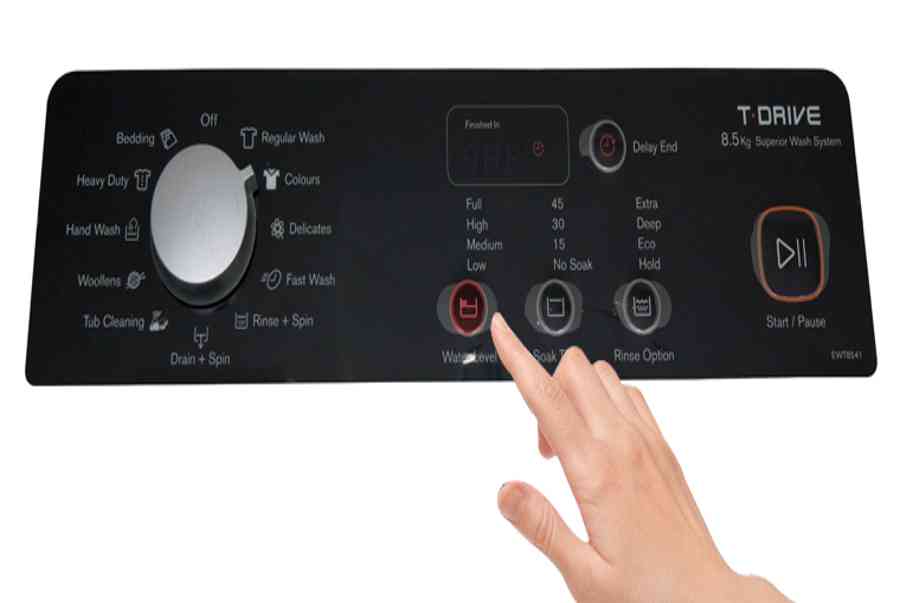 Cách sử dụng bảng điều khiển máy giặt Electrolux EWT8541