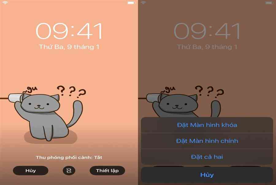 Các bước chi tiết cách cài hình nền tai thỏ cho điện thoại Android