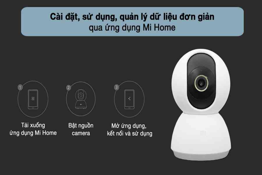 Camera IP Mi Home 360 Độ 2K Xiaomi BHR4457GL Trắng – chính hãng