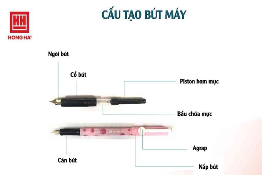 Cách bơm mực bút máy Hồng Hà nhanh chóng, không bị dây bẩn