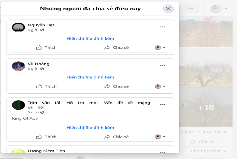 Hướng dẫn cách xem ai chia sẻ bài viết của mình trên facebook mới nhất 2022