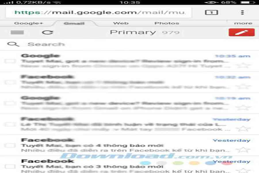 Hướng dẫn cách đăng nhập Gmail trên điện thoại