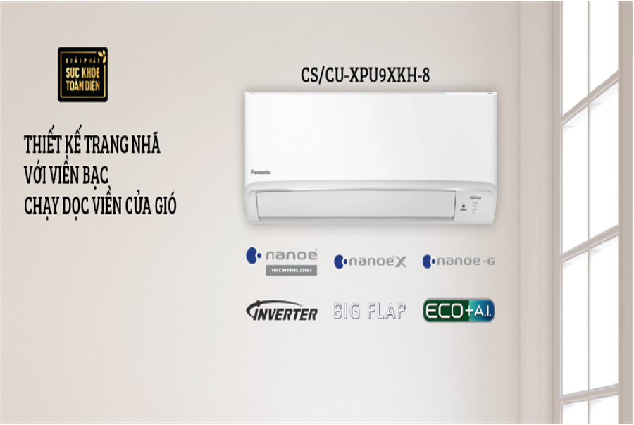 Điều hòa Panasonic CU/CS-XPU9XKH 1Hp inverter | Giá tốt | Trả góp 0%