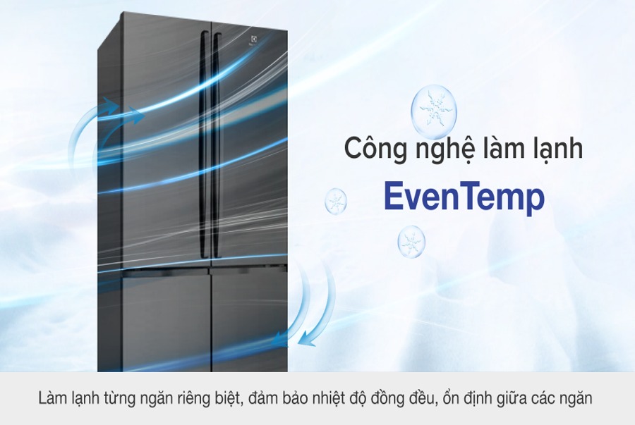 Tủ lạnh Electrolux Inverter 541 lít EQE6000A-B – giá tốt, có trả góp