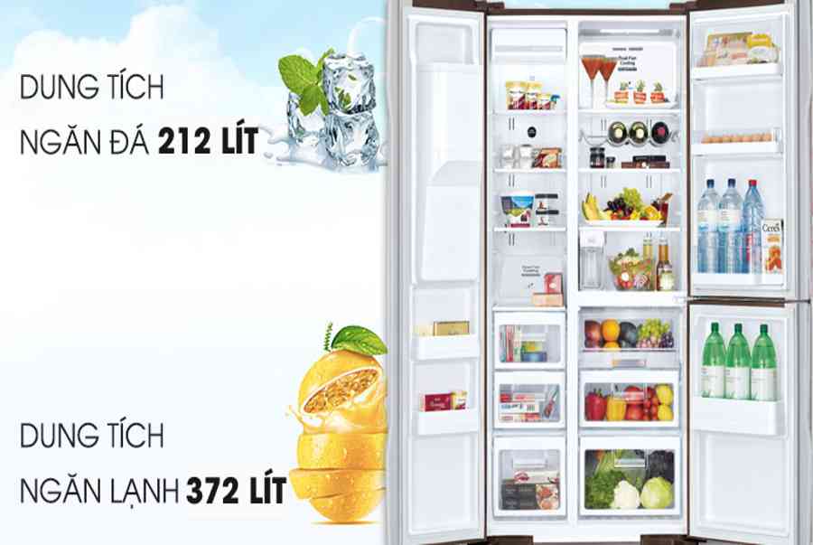 Tủ lạnh Hitachi R-FM800GPGV2(GBK) giá rẻ, có trả góp