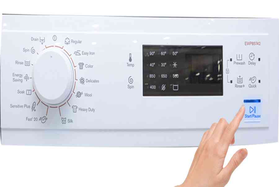 Hướng dẫn sử dụng bảng điều khiển máy giặt Electrolux EWP85742, EWP85752, EWP10742