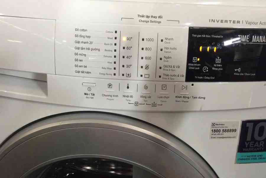 Hướng dẫn sử dụng máy giặt Electrolux EWF10744 đủ các chức năng – https://thomaygiat.com