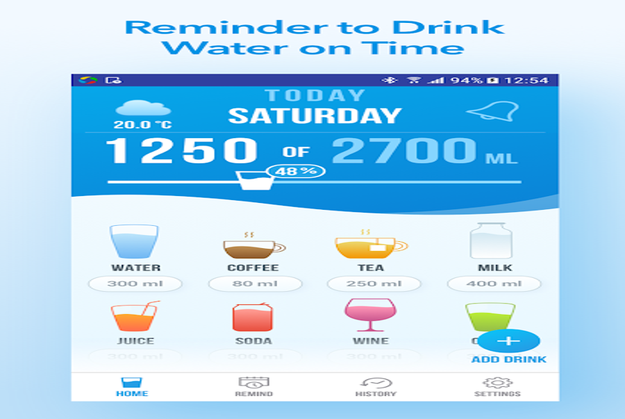 TOP 8 ứng dụng nhắc nhở bạn uống nước đầy đủ trên điện thoại