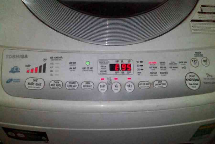 Mã lỗi máy giặt Toshiba cửa ngang, cửa trên và cách khắc phục tốt nhất