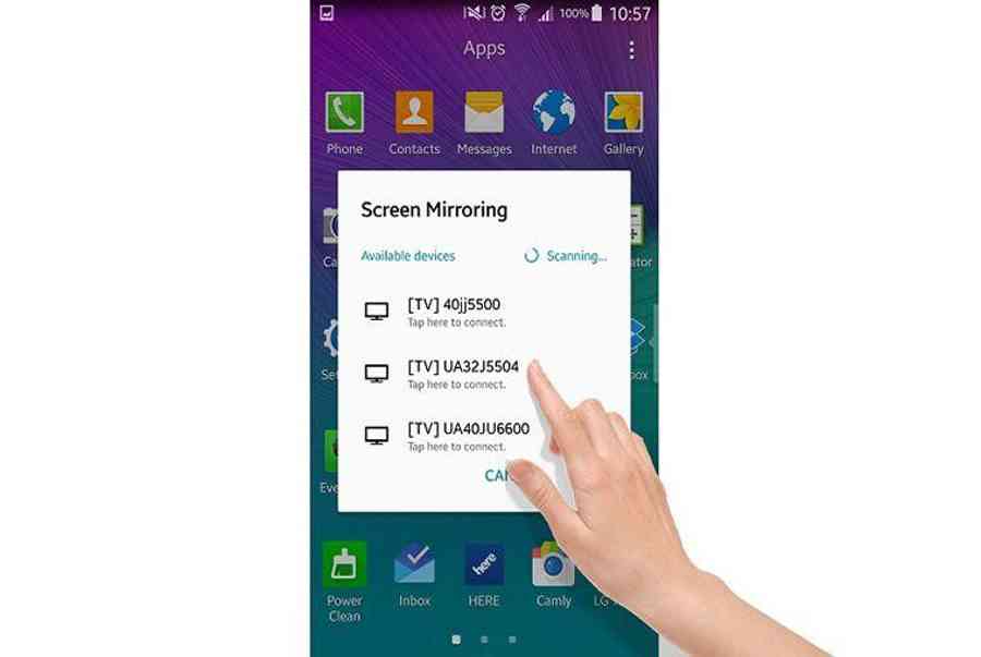 Những cách kết nối điện thoại Android với Tivi Samsung