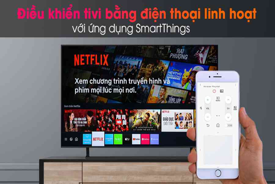 [Đánh giá] Tính năng nổi bật của Smart Tivi Led Samsung 4K 43 inch UA43AU9000 – giá tốt, có trả góp trên Điện Máy Xanh