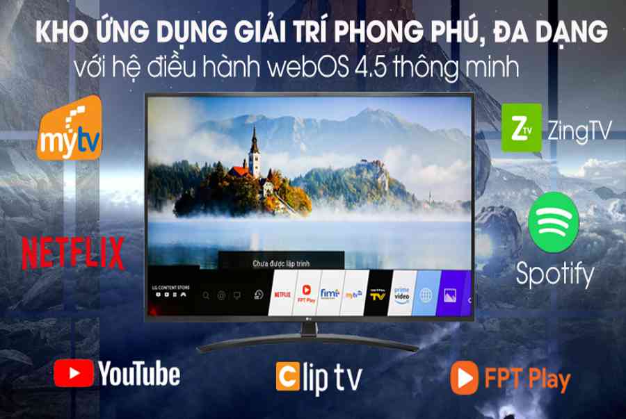 Smart Tivi LG 4K 43 inch 43UM7400PTA – giá tốt ,có trả góp
