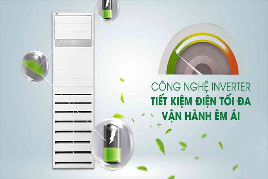 Máy lạnh Tủ đứng LG Inverter 5 HP APNQ48GT3E4, giá rẻ, chính hãng