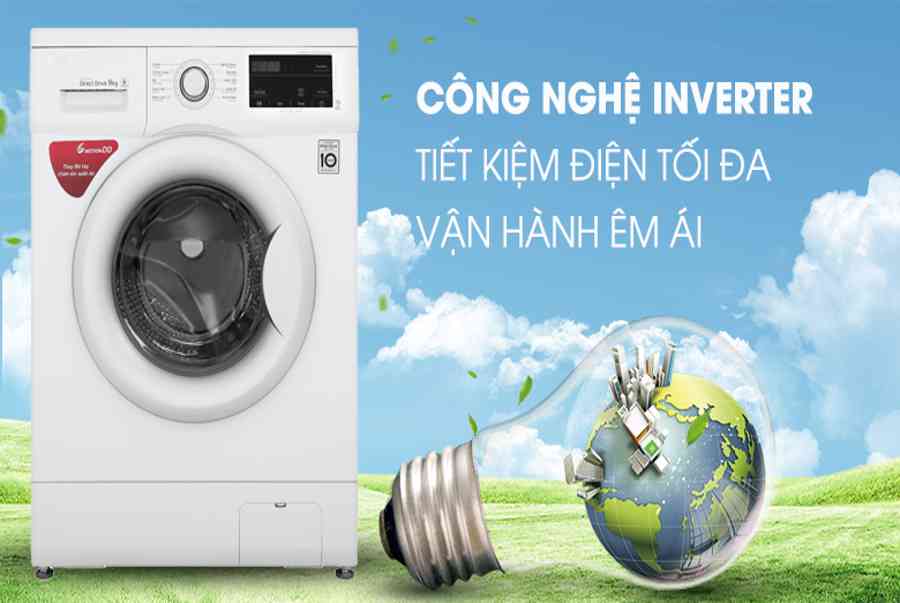 Máy giặt LG Inverter 9 kg FM1209N6W, giá rẻ, chính hãng – Dịch Vụ Sửa Chữa 24h Tại Hà Nội