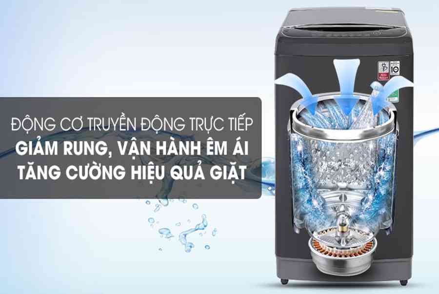 Máy giặt LG Inverter 11 kg TH2111DSAB Mua Tại Điện Máy Dung Vượng, Trả góp 0%