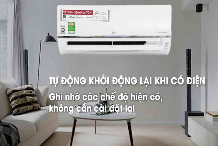 Máy lạnh LG Inverter 2 HP V18ENF, giá rẻ, chính hãng