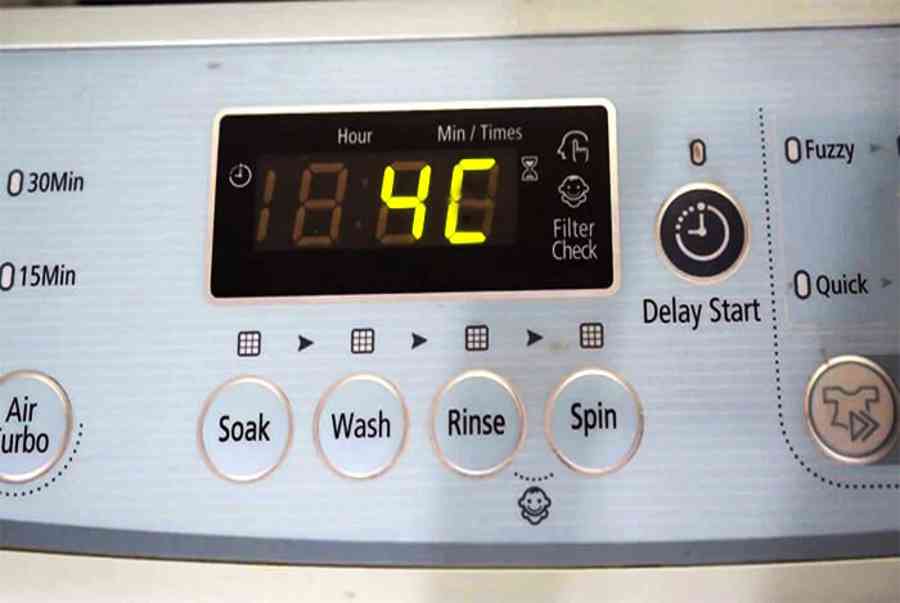 Lỗi 4C máy giặt Samsung là gì và cách sửa lỗi này như nào