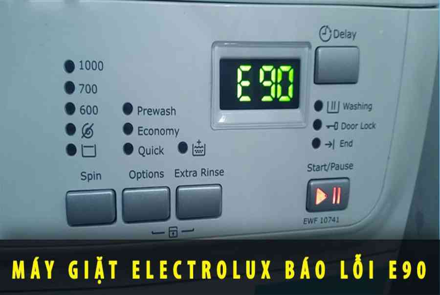 Cách sửa lỗi máy giặt Electrolux Ewf10751