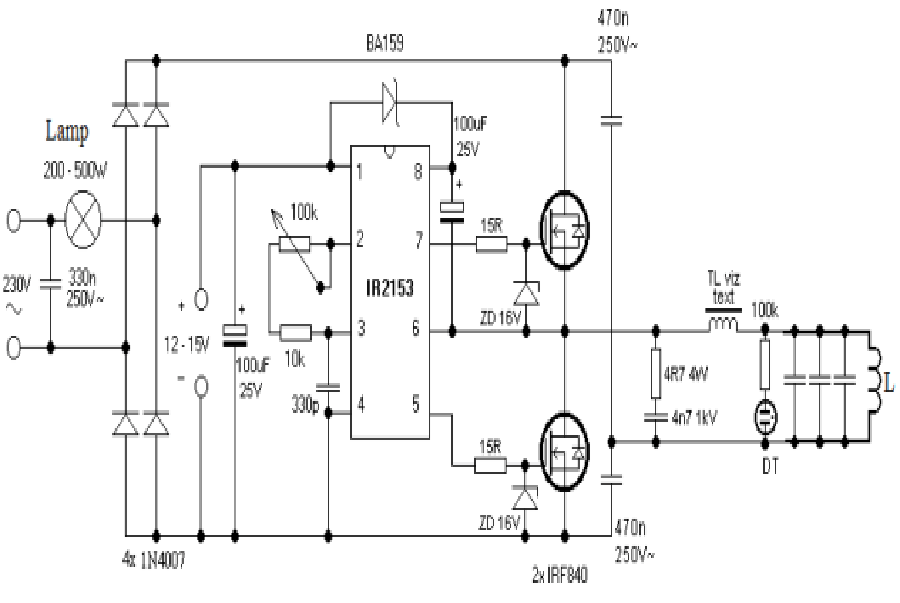 Sơ đồ, nguyên lý 2 mạch nung cao tần sử dụng IGBT hay Mosfet là gì,