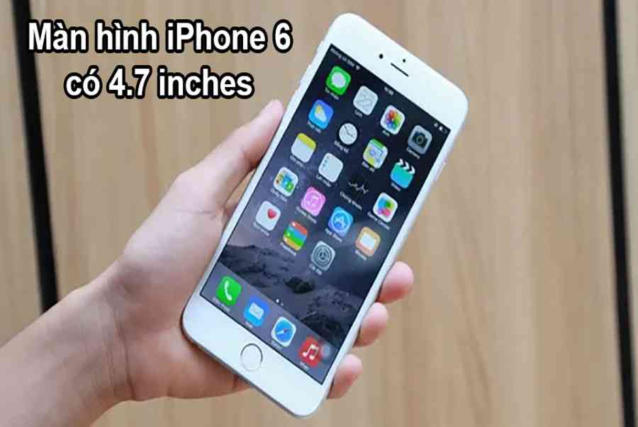 Màn hình iPhone 6 bao nhiêu inch? Dài bao nhiêu cm?